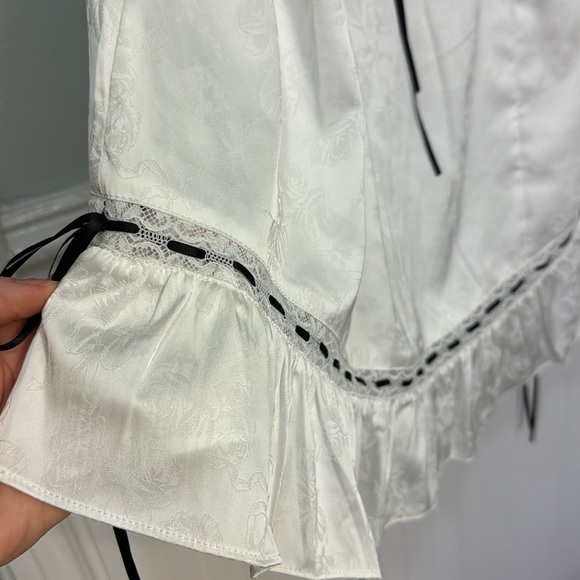 NWT For Love & lemons iniko mini dress white sizes M & L - Picture 6 of 9